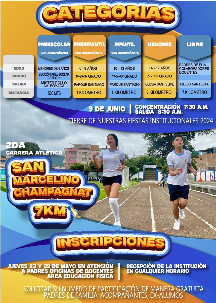 CARRERA ATLETICA SAN MARCELINO CHAMPAGNAT 2024